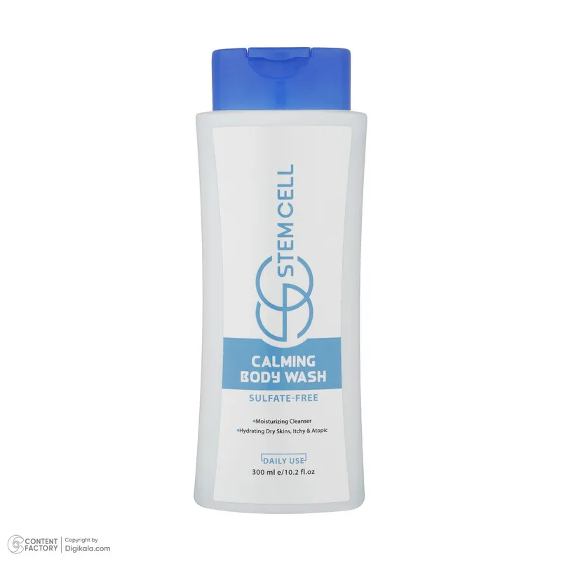 شامپو بدن استم سل مدل Sulfate Free مناسب براي پوستهای خشک و اگزمايی و آتوپيک حجم 300 ميلی ليتر - تصویر 2