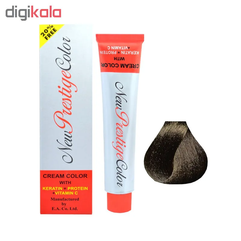 رنگ مو نیو پرستیژ کالر سری Natural شماره 2 حجم 120 میلی لیتر رنگ قهوه ای خیلی تیره - تصویر 2