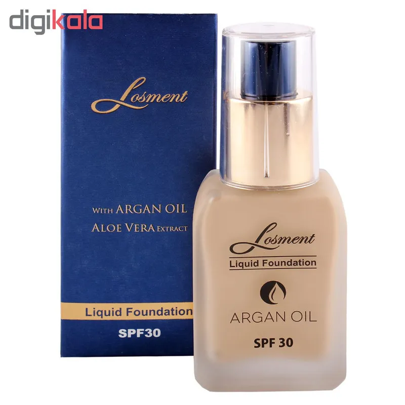 کرم پودر لوسمنت SPF30 حاوی روغن آرگان و آلوئه ورا شماره L203 حجم 36 میلی لیتر - تصویر 2