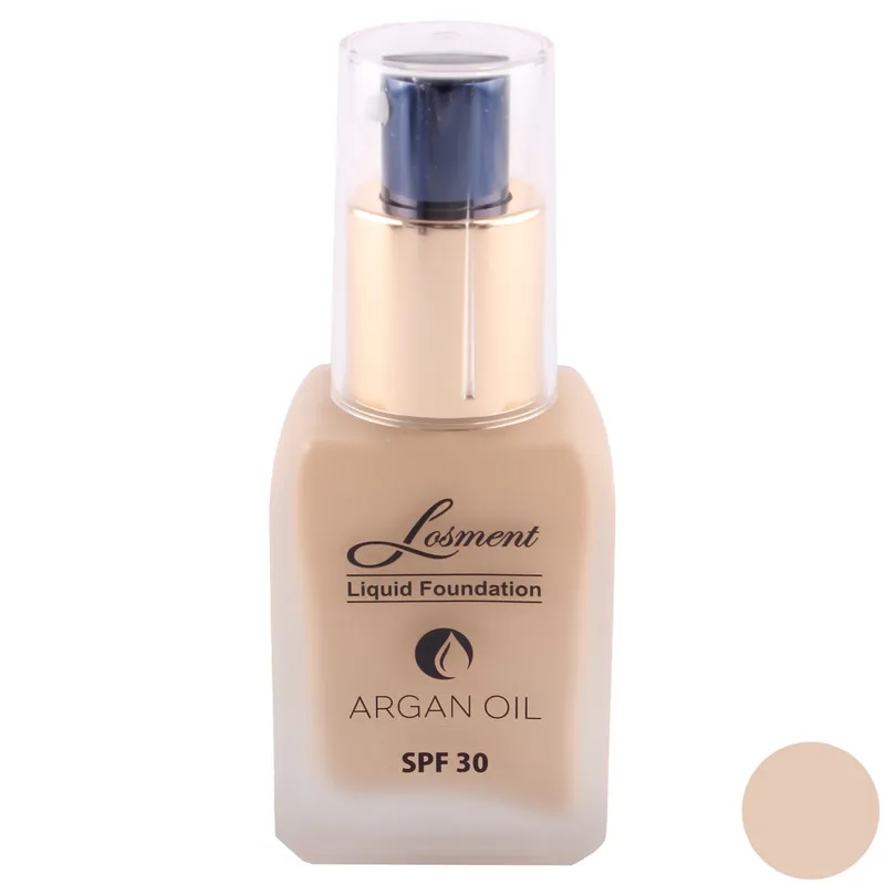 کرم پودر لوسمنت SPF30 حاوی روغن آرگان و آلوئه ورا شماره L204 حجم 36 میلی لیتر - تصویر 3