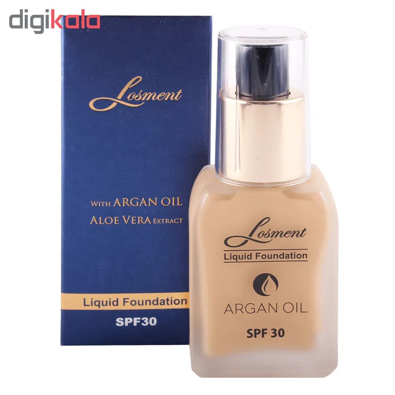کرم پودر لوسمنت SPF30 حاوی روغن آرگان و آلوئه ورا شماره L205 حجم 36 میلی لیتر - تصویر 2