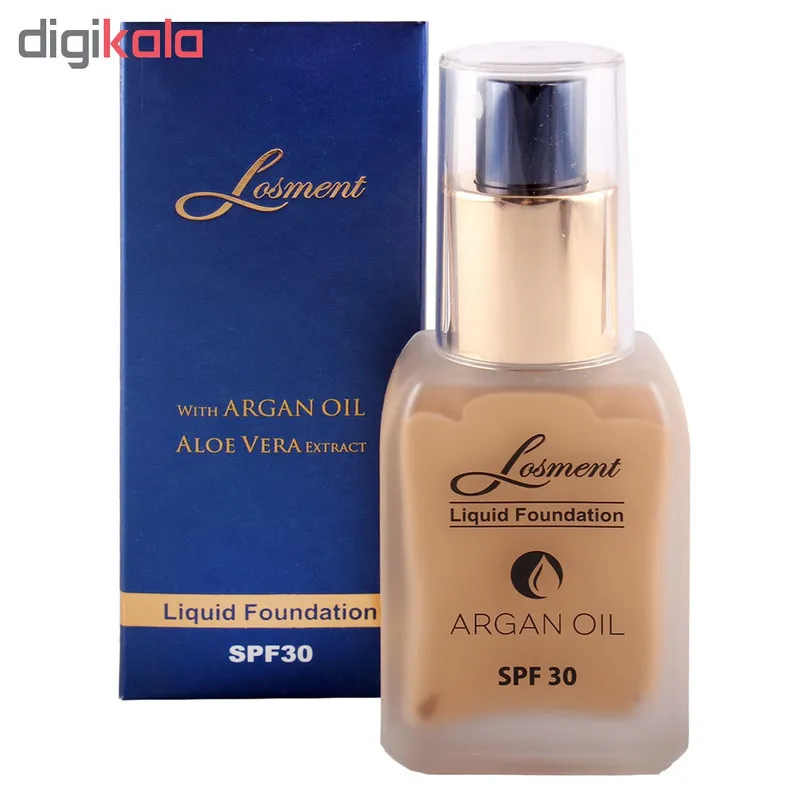 کرم پودر لوسمنت SPF30 حاوی روغن آرگان و آلوئه ورا شماره L206 حجم 36 میلی لیتر - تصویر 2