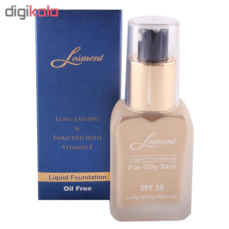 کرم پودر فاقد چربی لوسمنت با SPF30 شماره L214 حجم 30 میلی لیتر - تصویر 2