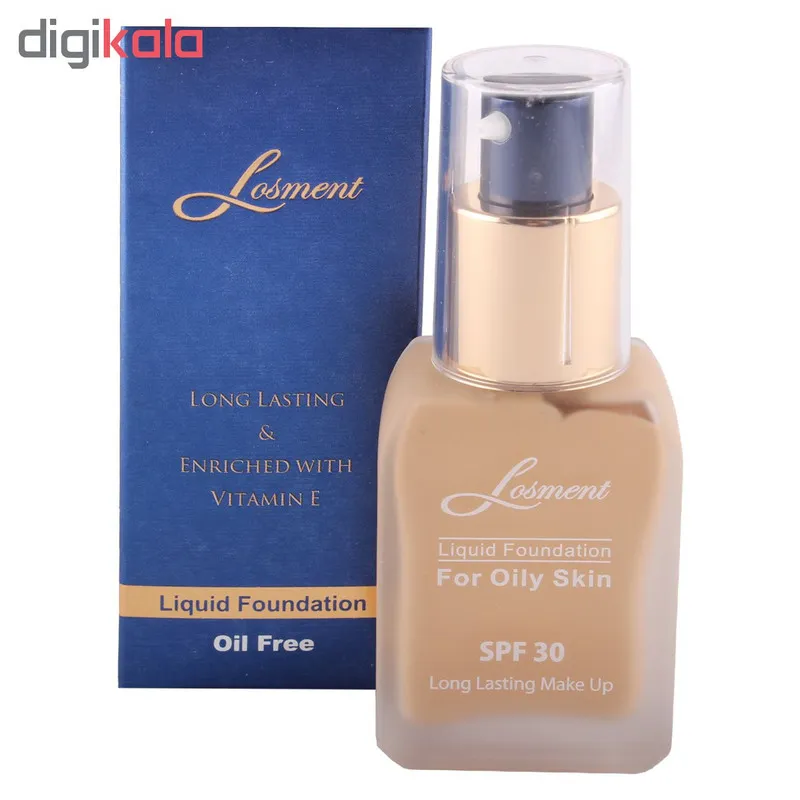 کرم پودر فاقد چربی لوسمنت با SPF30 شماره L215 حجم 30 میلی لیتر - تصویر 2
