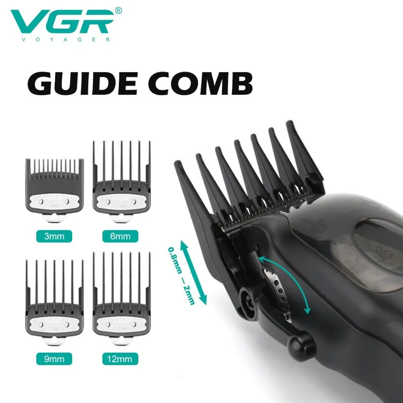 ماشین اصلاح موی سر و صورت وی جی ار مدل V-269 - تصویر 4