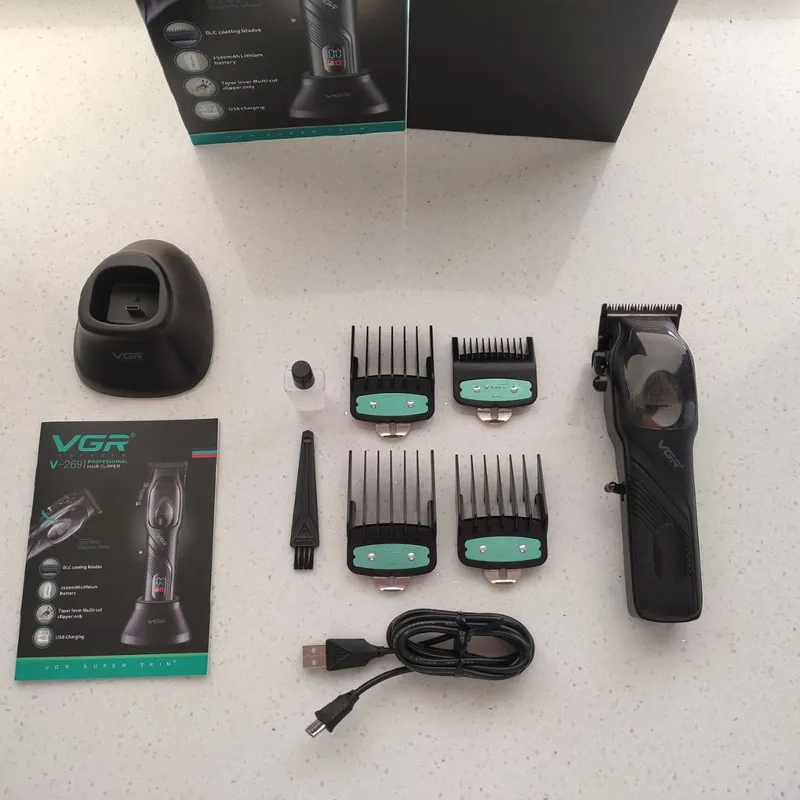 ماشین اصلاح موی سر و صورت وی جی ار مدل V-269 - تصویر 6