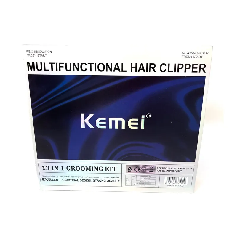 ماشین اصلاح موی صورت و بدن کیمی مدل KM-3521 - تصویر 4