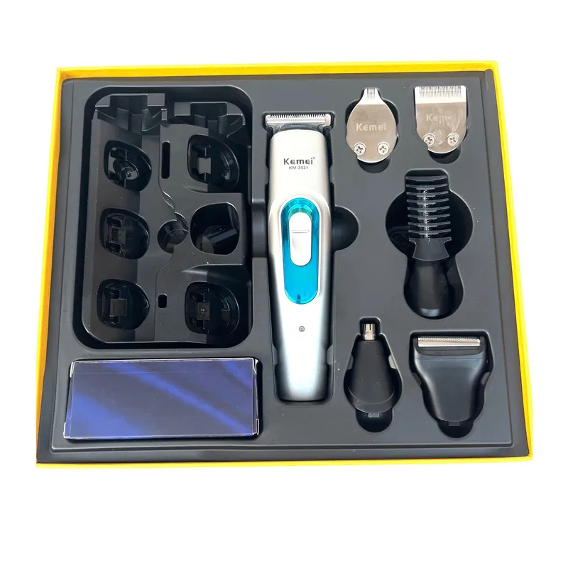 ماشین اصلاح موی صورت و بدن کیمی مدل KM-3521 - تصویر 6