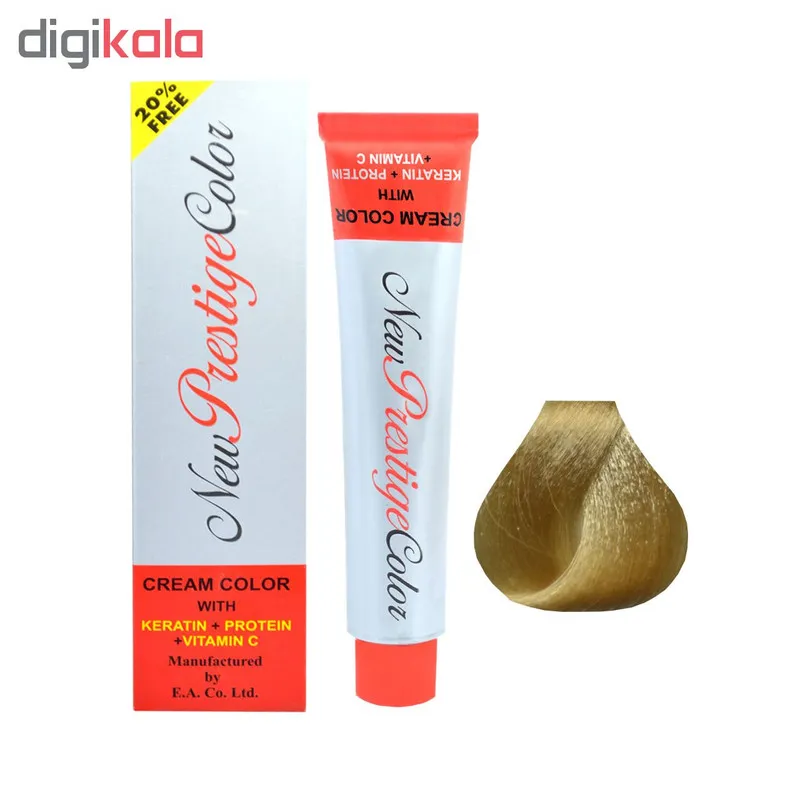 رنگ مو نیو پرستیژ کالر سری Natural شماره 9 حجم 120 میلی لیتر رنگ بلوند خیلی روشن - تصویر 2