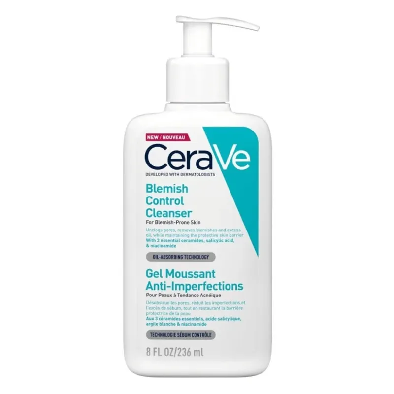 ژل شستشو صورت سراوی مدل Blemish Control حجم 236 میلی لیتر - تصویر 2