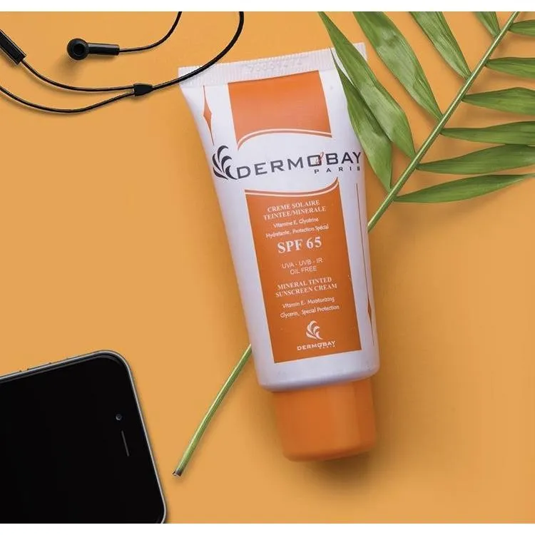 کرم ضد آفتاب رنگی درموبای SPF 65 مدل mineral مناسب انواع پوست حجم 50 میلیلیتر - تصویر 2