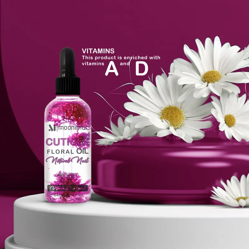 روغن کوتیکول ناخن مونیمار مدل Floral Amethyst حجم 64 میلی لیتر - تصویر 3