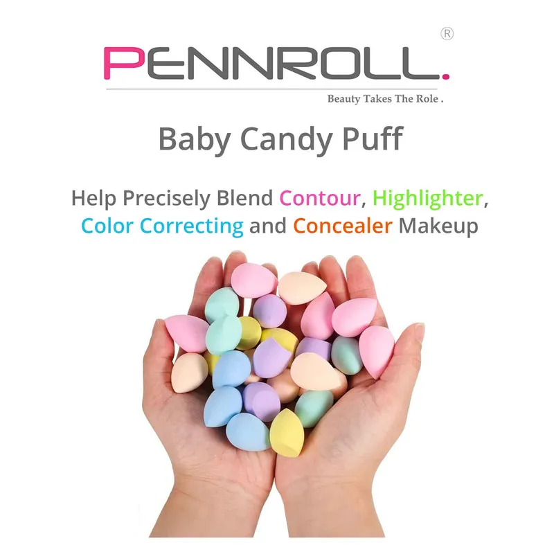 پد آرایشی پنرول مدل PRP Baby Candy Puff Bag X6 بسته 6 عددی - تصویر 5