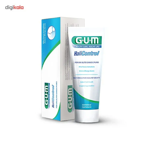 خمیر دندان جی یو ام مدل Halicontrol حجم 75 میلی لیتر - تصویر 3
