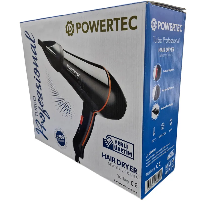 سشوار حرفه ای پاورتک مدل TR-601 - تصویر 3