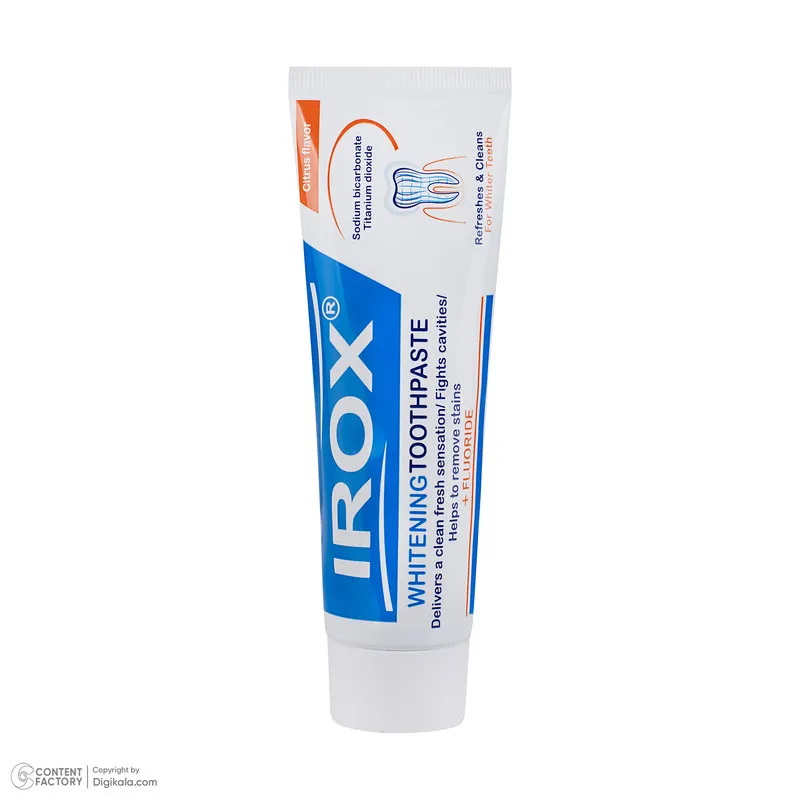خمیردندان ایروکس مدل whitening حجم 100 میلی لیتر - تصویر 2