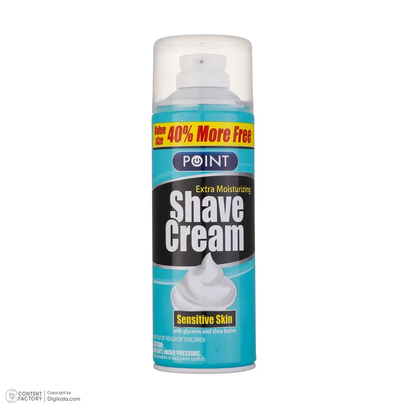 فوم اصلاح پوینت مدل Extra MOISTURIZING حجم 400 میلی لیتر - تصویر 2