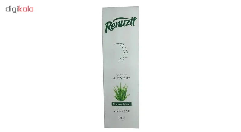 ماسک صورت رینوزیت مدل آلوئه ورا حجم 100 میلی لیتر - تصویر 2