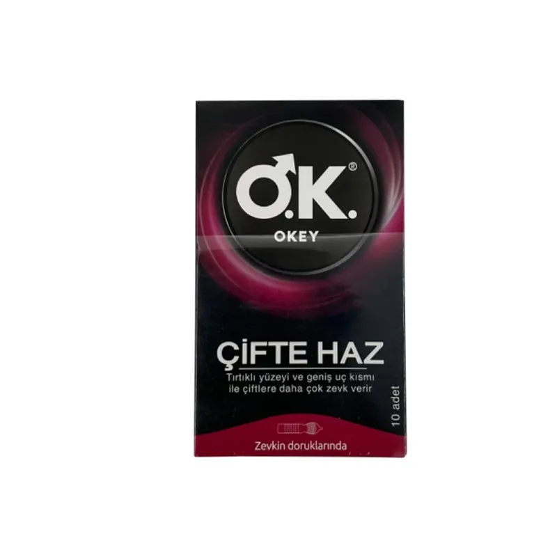 کاندوم اوکی مدل Cifte Haz بسته 10 عددی - تصویر 2