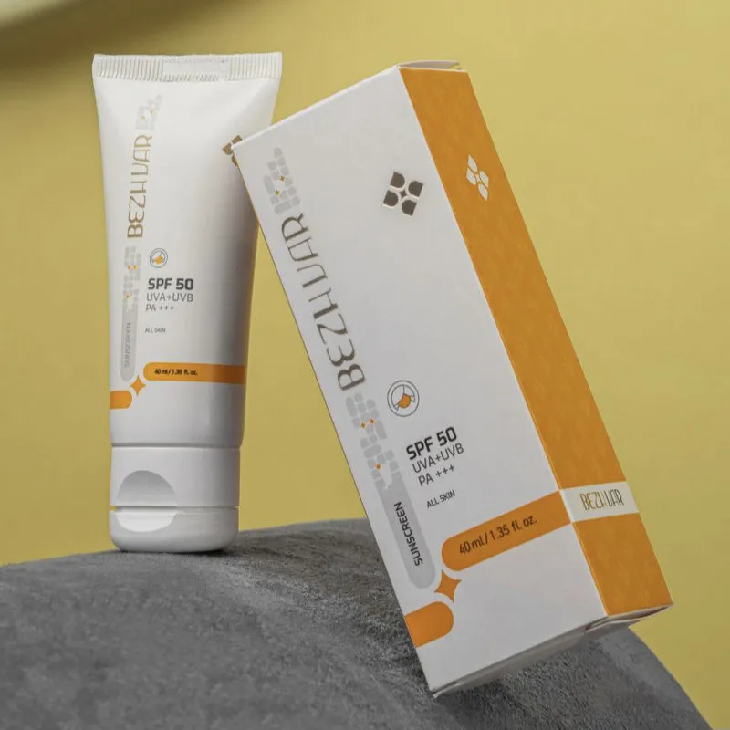 کرم ضد آفتاب بدون رنگ بژوار SPF 50 مدل 001 مناسب انواع پوست حجم 40 میلی لیتر - تصویر 5