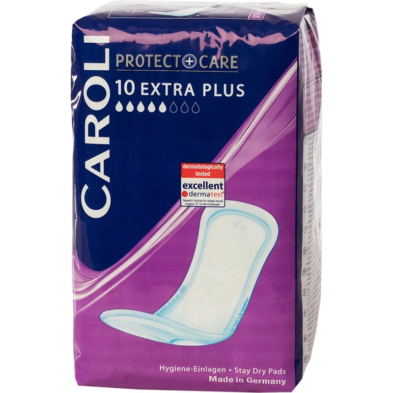 نوار بهداشتی کرولی سری Protect Plus Care مدل Extra Plus سری پنج قطره بسته 10 عددی