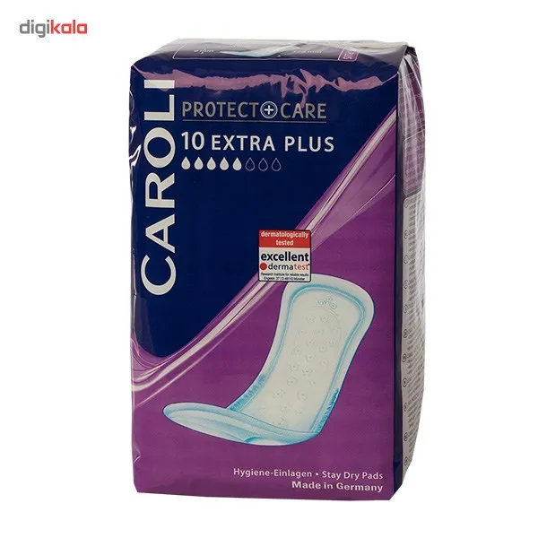 نوار بهداشتی کرولی سری Protect Plus Care مدل Extra Plus سری پنج قطره بسته 10 عددی - تصویر 2