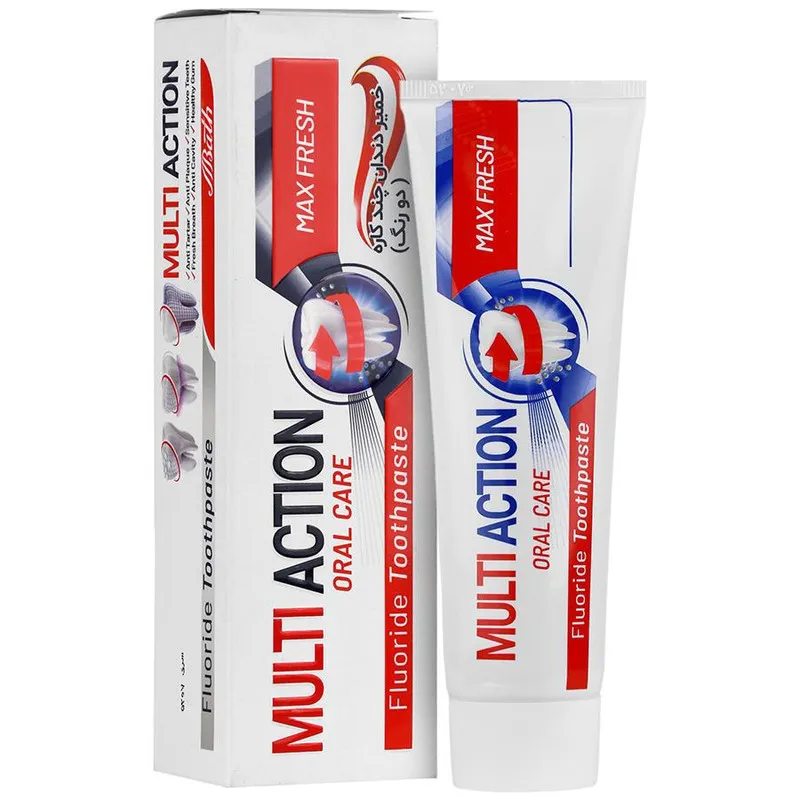 خمیر دندان بس مدل multi action وزن 100 گرم مجموعه 2 عددی - تصویر 5