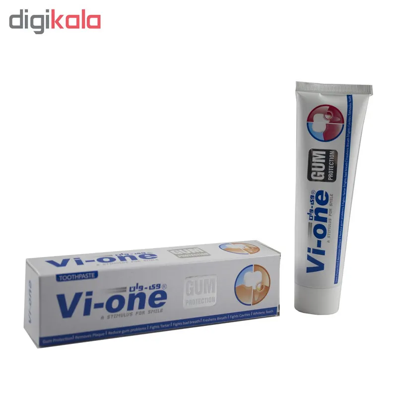 خمیر دندان وی وان مدل GUM Protection حجم 130 میلی لیتر - تصویر 2