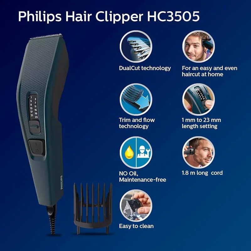 ماشین اصلاح موی سر و صورت فیلیپس مدل HC3505 - تصویر 6