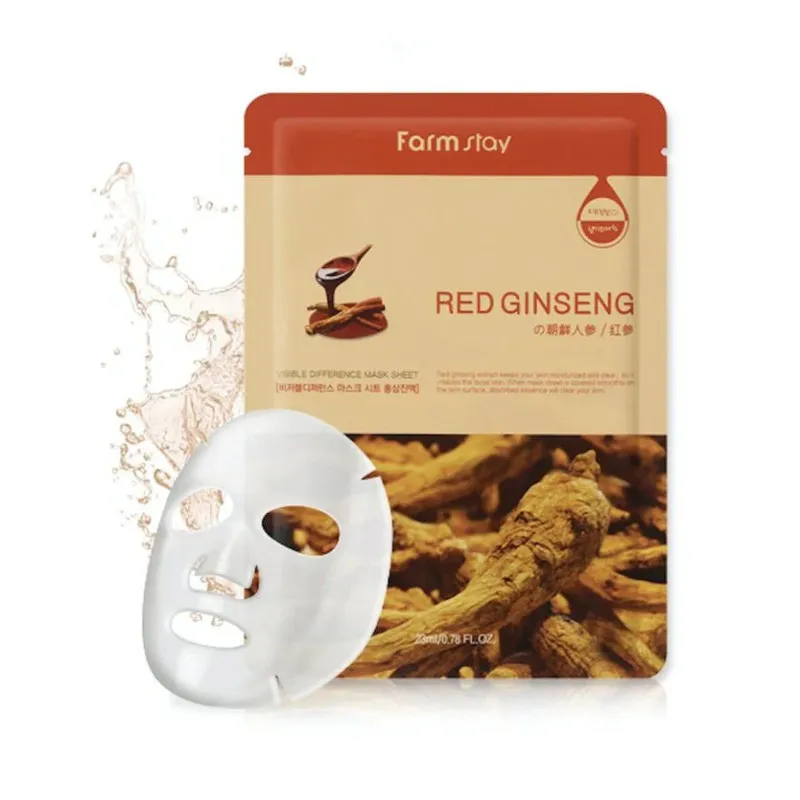 ماسک صورت فارم استی مدل ginseng حجم 23 میلی لیتر - تصویر 2