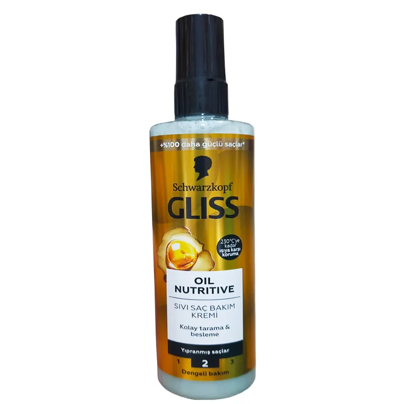 اسپری دو فاز مو گلیس مدل NUTRITIVE 02 حجم 200 میلی لیتر - تصویر 2