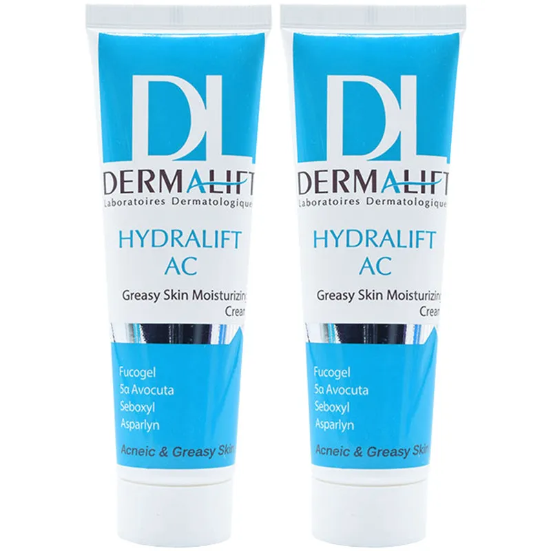 کرم مرطوبکننده پوست چرب درمالیفت مدل Hydralift AC Cream حجم 50 میلیلیتر بسته دو عددی - تصویر 3