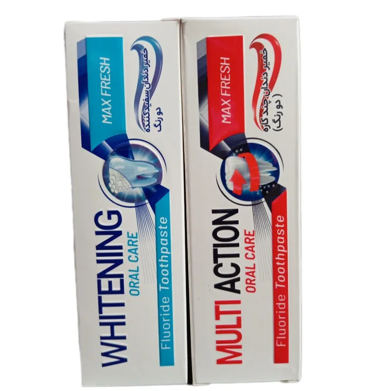 خمیر دندان بس مدل multi action وزن 100 گرم به همراه خمیردندان بس مدل waitening - تصویر 2