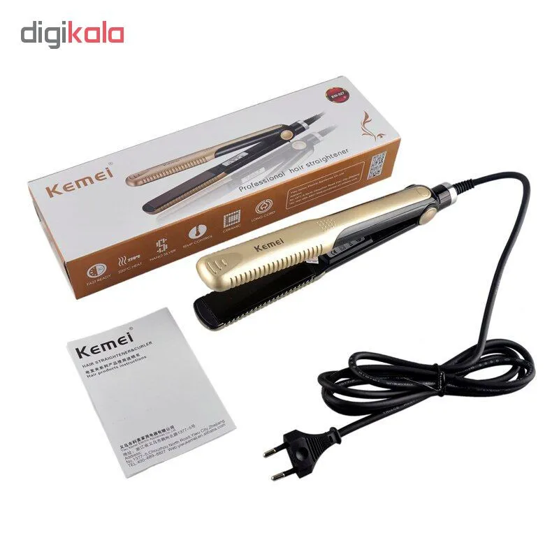 اتوی مو کیمی مدل km-327 - تصویر 6