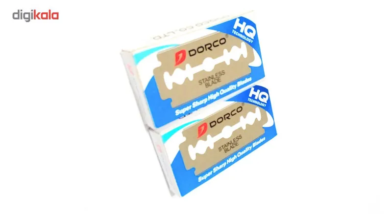 تیغ یدک اصلاح سنتی دورکو مدل HQ تحت لیسانس مجموعه 20 عددی - تصویر 2