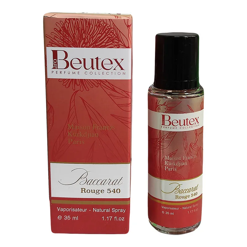 عطر جیبی بیوتکس مدل باکارات رژ 540 حجم 35 میلیلیتر