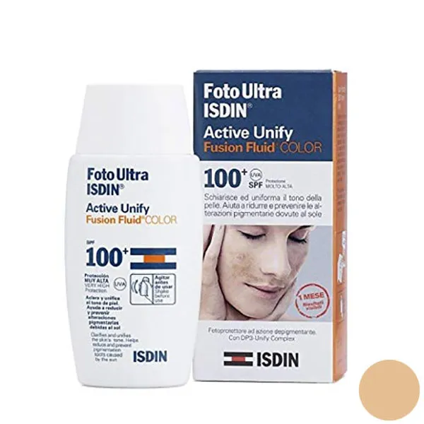 فلوئید ضدآفتاب ایزدین سری FotoUltra مدل ACTIVE UNIFY FUSION Fluid حجم ۵۰ میلی لیتر