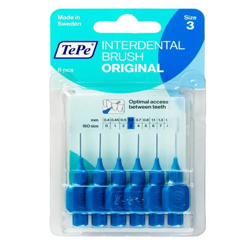 مسواک بین دندانی تپه مدل ORIGINAL سایز 3 بسته 6 عددی
