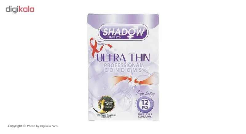 کاندوم شادو مدل Ultra Thin بسته 12 عددی - تصویر 2