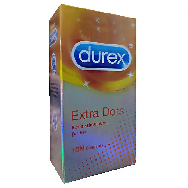 کاندوم دورکس مدل Extradots1403 بسته 10 عددی