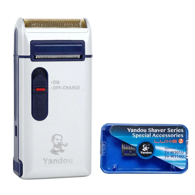 ماشین اصلاح موی صورت فویلی یاندو مدل Sv-W301U با باتری قابل شارژ 60 دقیقه‌ای، تیغه استیل ضد زنگ، طراحی ارگونومیک و تیغه یدک همراه - تصویر 3