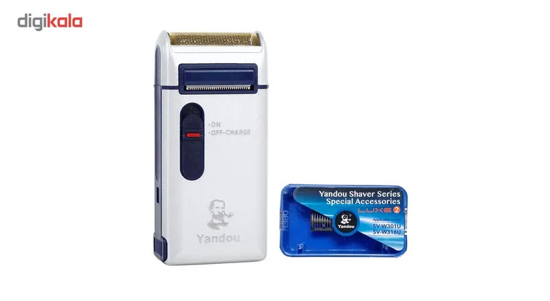ماشین اصلاح موی صورت فویلی یاندو مدل Sv-W301U با باتری قابل شارژ 60 دقیقه‌ای، تیغه استیل ضد زنگ، طراحی ارگونومیک و تیغه یدک همراه - تصویر 6