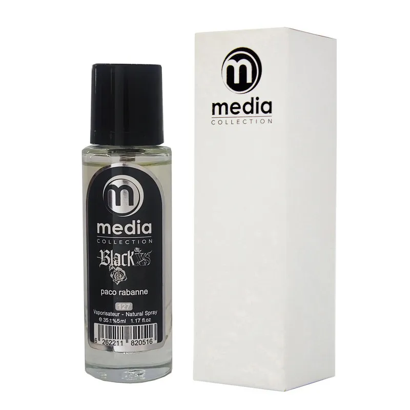 عطر جیبی مردانه مدیا مدل Black Xs حجم 35 میلی لیتر