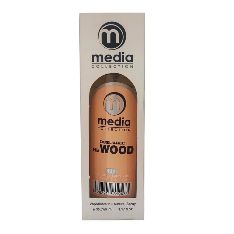 عطر جیبی مردانه مدیا مدل He Wood حجم 35 میلی لیتر - تصویر 3