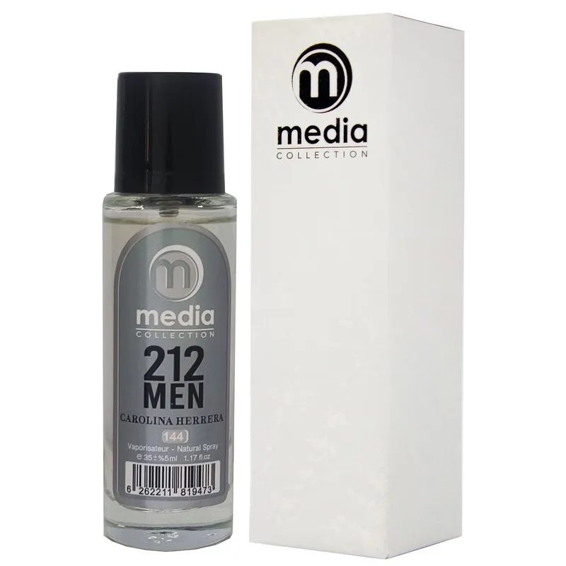 عطر جیبی مردانه مدیا مدل 212Men حجم 35 میلی لیتر 