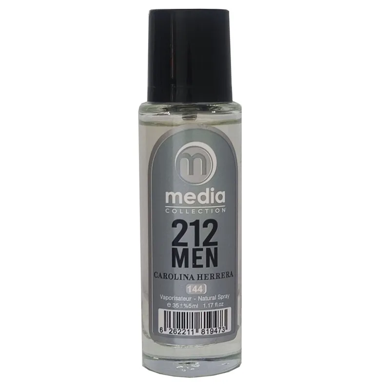 عطر جیبی مردانه مدیا مدل 212Men حجم 35 میلی لیتر  - تصویر 2