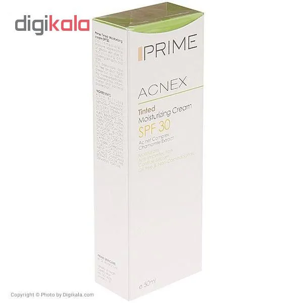 کرم مرطوبکننده رنگی پرایم مدل Acnex Tinted SPF 30 حجم 50 میلیلیتر - تصویر 5
