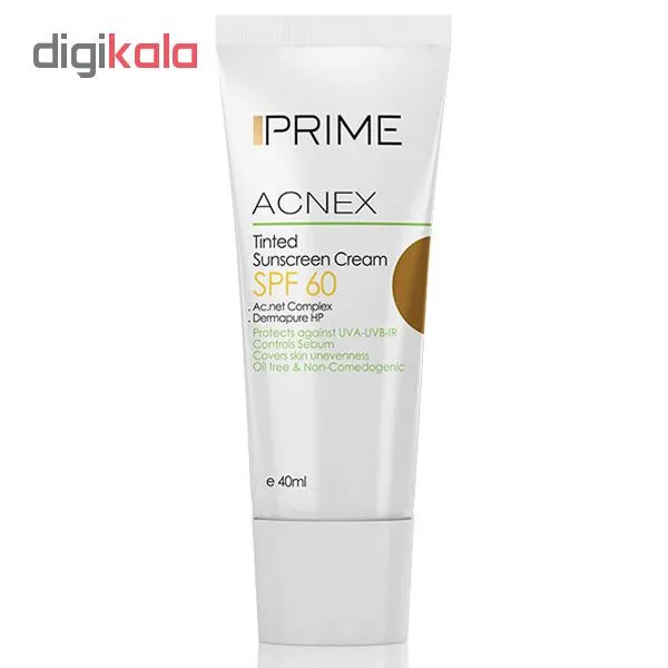 کرم ضد آفتاب پرایم سری Acnex مدل Dark حجم 40 میلی لیتر1582117 - تصویر 2