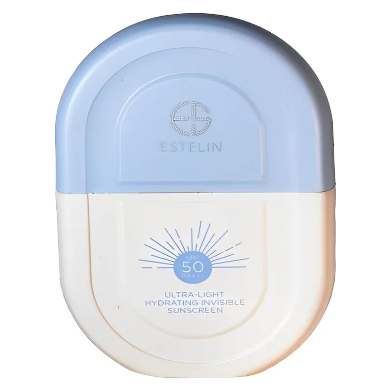 کرم ضد آفتاب بدون رنگ استلین، 50 SPF، مدل ultra light، مناسب انواع پوست و حجم 50 میلیلیتر، محافظت کننده در برابر اشعه UVA و UVB، بسیار سبک، +++ PA، آبرسان، ضد لک، با ماندگاری 2 ساعته