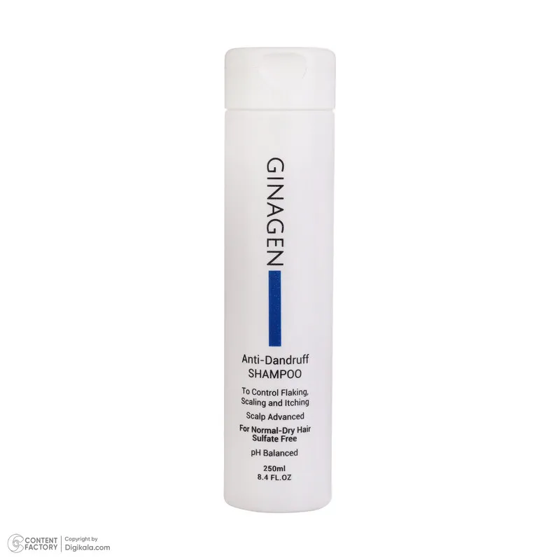 شامپو فری سولفات ضد شوره مو ژیناژن مدل Scalp Advanced مناسب موهای خشک حجم 250 میلی لیتر - تصویر 3